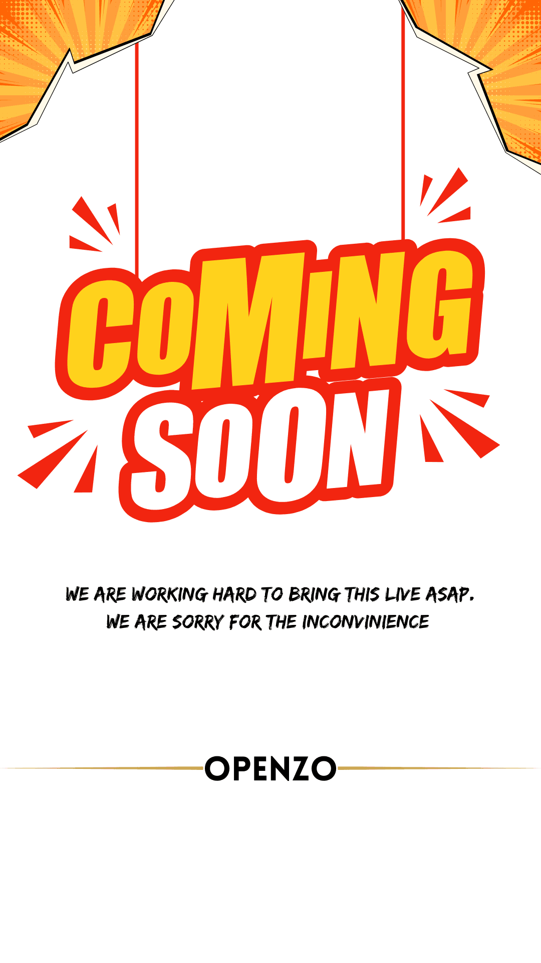 Openzo coming soon poster